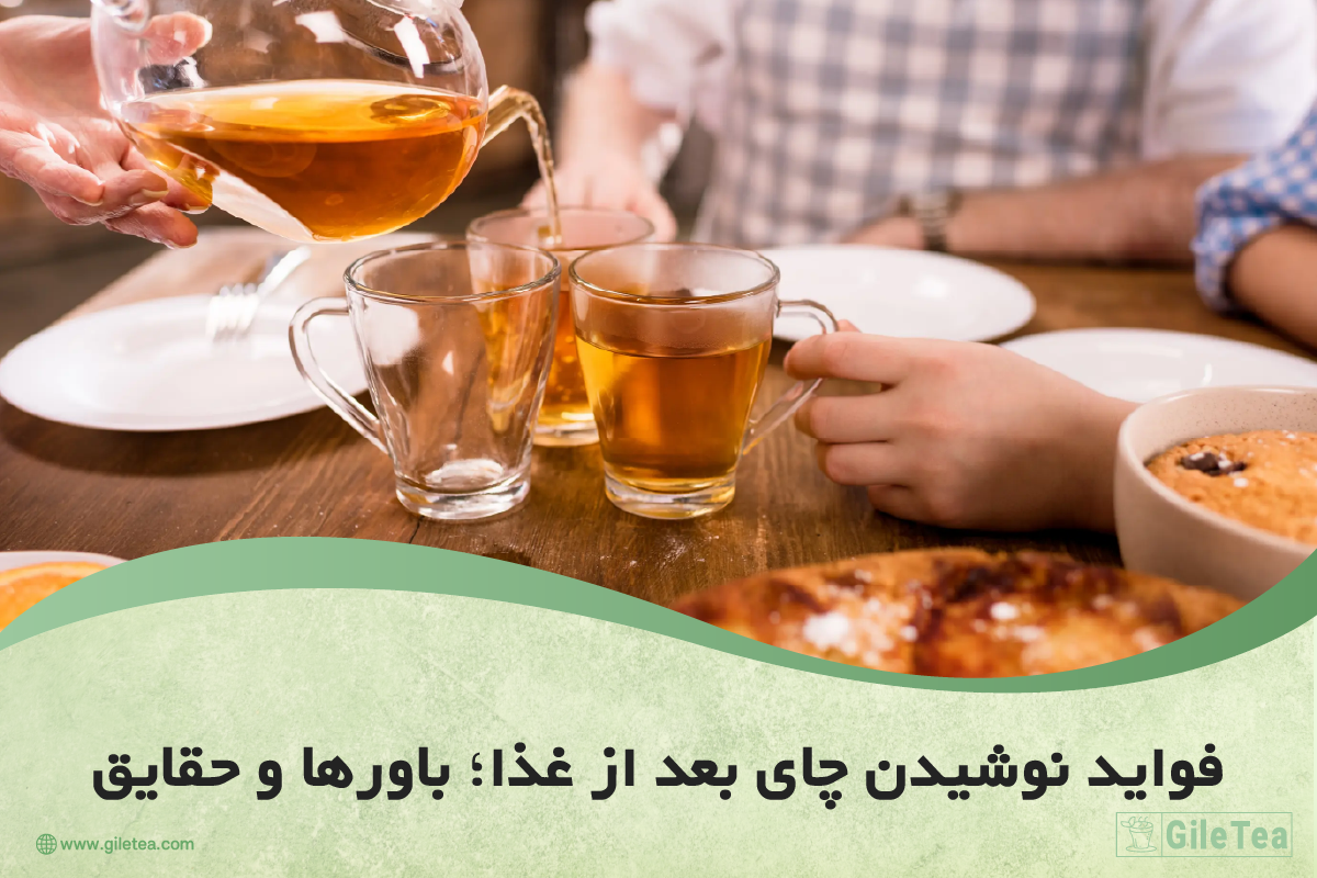فواید نوشیدن چای بعد از غذا